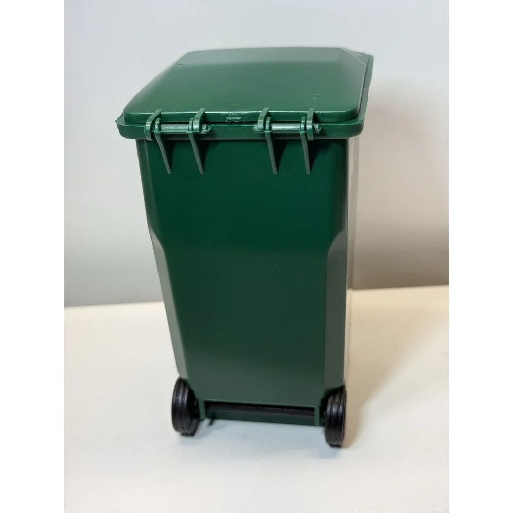 WM Waste Management Mini Trash Can DUMPSTER Collector Desk Pen Holder 5